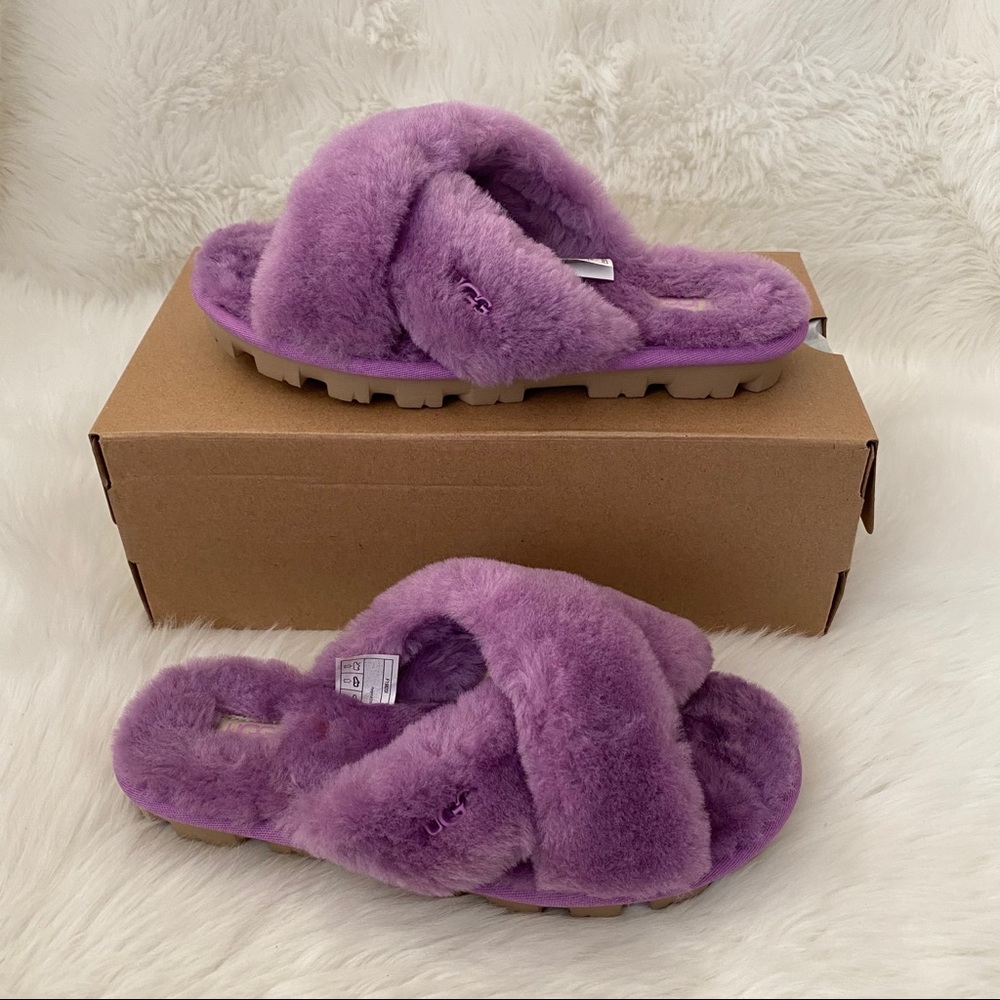 New UGG Fuzzette Slippers Magnolia 7